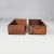 Italian industrial wooden rectangular crates or boxes, 1920s Pair of rectangular crates entirely made of wood. The wood of...