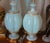 1960s 1960s Asian Marbro Murano White Opaline Glass Lamps - Pair For Sale - Image 5 of 11