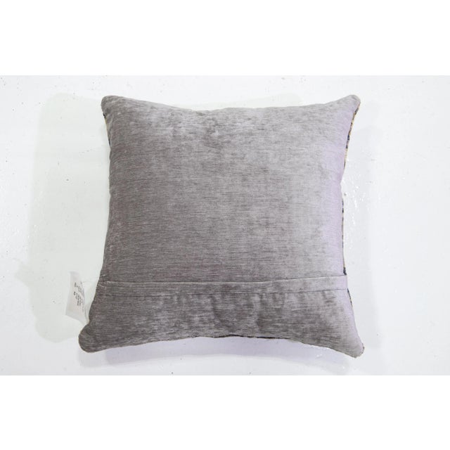 2020s Modern Ocean Blue Medallion Throw Pillow For Sale - Image 5 of 5