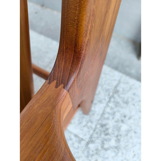Three-seater sofa in teak with cushions by arne wahl iversen for comfort. Dimensions: d: 80.0 x w: 186.0 x h: 75.0 cm,...