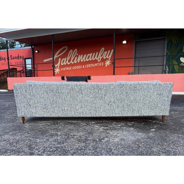 Milo Baughman Restored Mid Century Sofa For Sale - Image 4 of 13