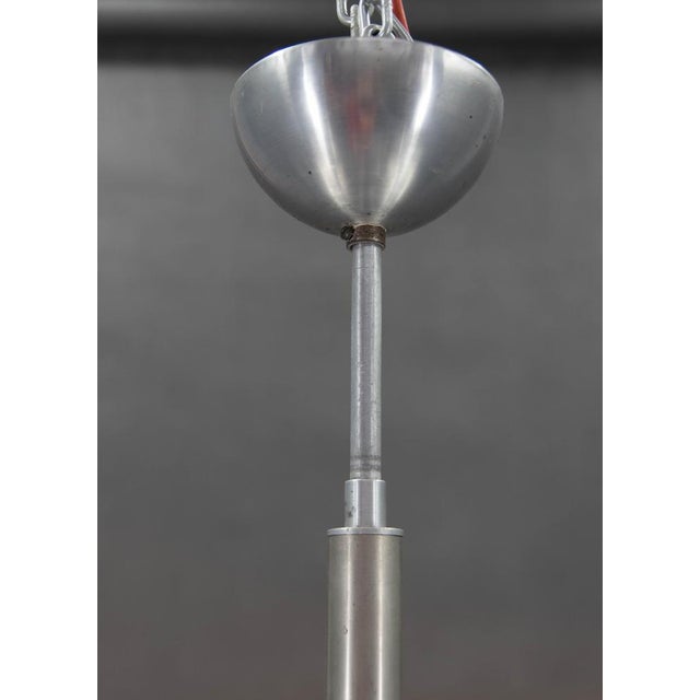 1920s Large Bauhaus Pendant Light attributed to Ias, 1920s For Sale - Image 5 of 15