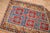 19th Century Zabihi Collection Blue Karaghashli Caucasian Rug - 3' x 5' For Sale - Image 10 of 12