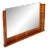Italian Art Deco Macassar Ebony Wall Mirror by Osvaldo Borsani For Sale