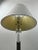 Glass Modern Glass Column Table Lamp With Chrome Base and White Shade For Sale - Image 7 of 14