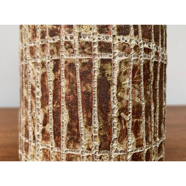 Mid-Century Modern German Studio Pottery Mushroom Vase from Hase Dietz Keramik, 1960s For Sale - Image 10 of 18