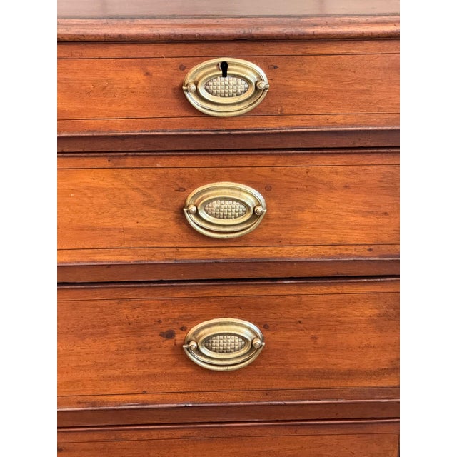 19th Century 19th Century English Mahogany Chest of Drawers For Sale - Image 5 of 11