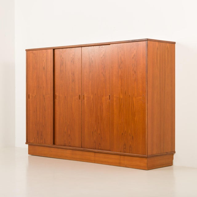 Mid-Century Danish Teak Wardrobe, 1960s For Sale - Image 15 of 15