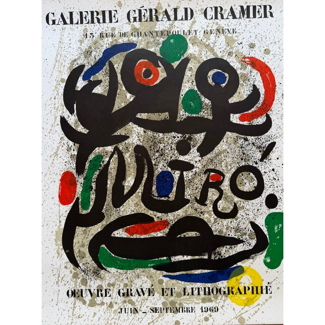 Joan Miró, Engravings and Lithographs, Galerie Gérald Cramer, 1960s, Print For Sale - Image 8 of 10