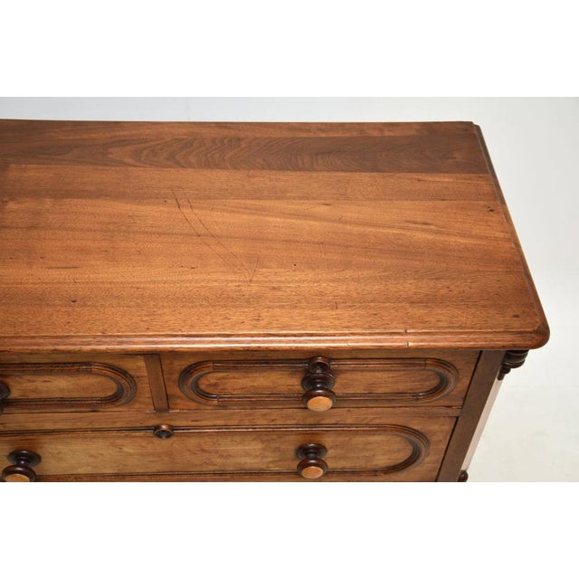 Antique Walnut Chest of Drawers, 1830s For Sale - Image 9 of 13