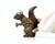 Cabin Vintage Large Brass Squirrel Figurine, Autumn Woodland Animal Decor For Sale - Image 3 of 9