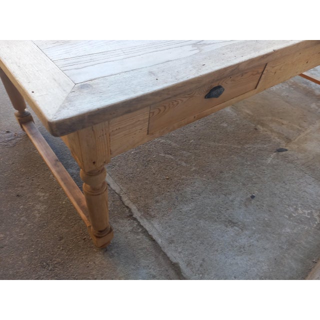 Large Dining Table with Drawers, 1890s For Sale - Image 5 of 18