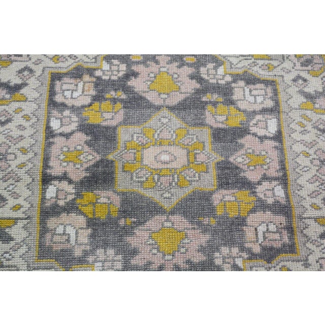 Turkish Vintage Turkish Anatolian Hand Knotted Wool Rug,4'1"X7'4" For Sale - Image 3 of 4