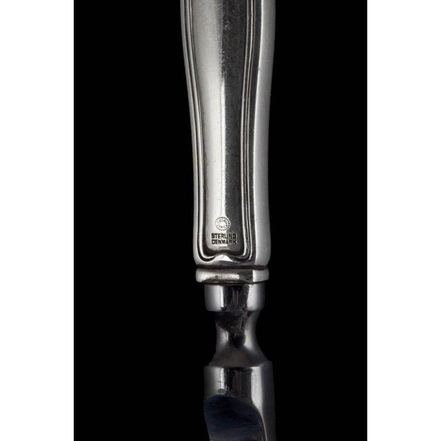 Danish Nutcracker in Sterling Silver and Stainless Steel by Georg Jensen, 1940s For Sale - Image 4 of 5