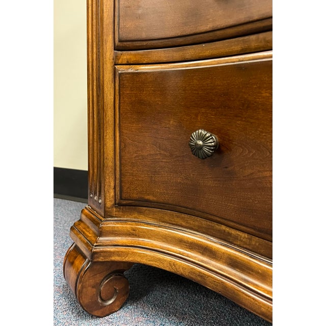 Brown Ethan Allen Cherry Tuscany Nightstand For Sale - Image 8 of 10