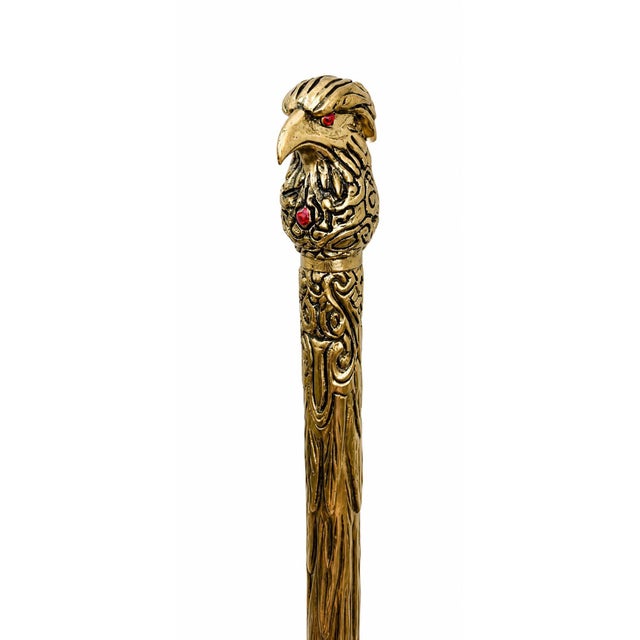 Elegant Eagle Head Decorative Cane - Unique Walking Stick For Sale - Image 4 of 5