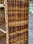 Contemporary Pair of Vintage Organic Modern Rattan Etagere Shelves With Braided Arch Detail For Sale - Image 3 of 12