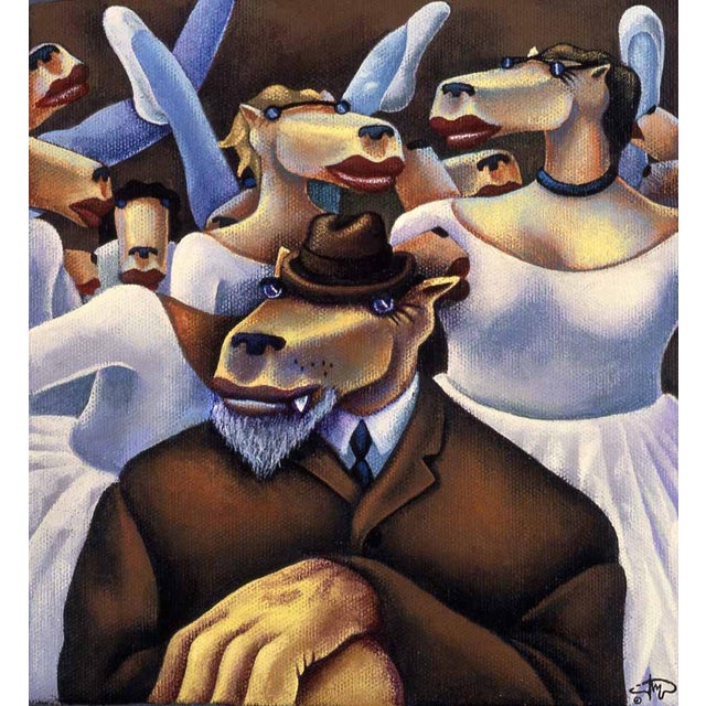 Markus Pierson "Art History Coyote Portraits of Degas and Van Gogh" 2 Serigraphs For Sale In Denver - Image 6 of 6