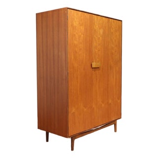 Mid Century Modern Vintage Teak Armoire Wardrobe by G Plan Kofod Larsen For Sale