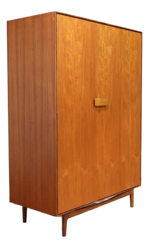 Mid Century Modern Vintage Teak Armoire Wardrobe by G Plan Kofod Larsen