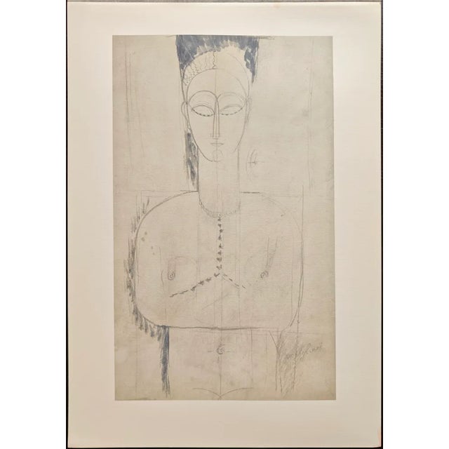 A. Modigliani, Cariatide/Caryatid, Lithograph For Sale