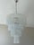 Tubular Clear Murano Glass Chandelier For Sale - Image 6 of 6