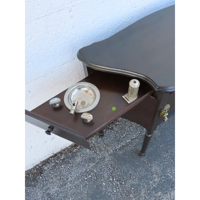 Early 1900s Cigar Tobacco Humidor Chest Box Cabinet With Ashtray 6347 For Sale - Image 4 of 18