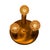 Postmodern Regency Brass Ceiling Lamp with Patterned Bulbs from Helestra, Germany, 1980s For Sale - Image 3 of 9