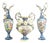 Large Triptych Vases by Richard Ginori, 1900, Set of 3 For Sale