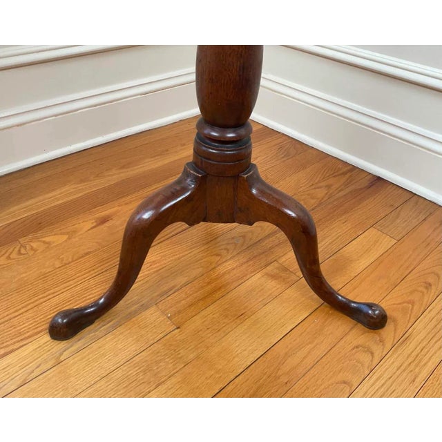 Antique Mahogany Side Table Circa 1920s For Sale - Image 9 of 12