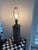 Attributed to Uttermost Carved Wood Table Lamps W/ Shades (32"h) - a Pair For Sale - Image 11 of 12