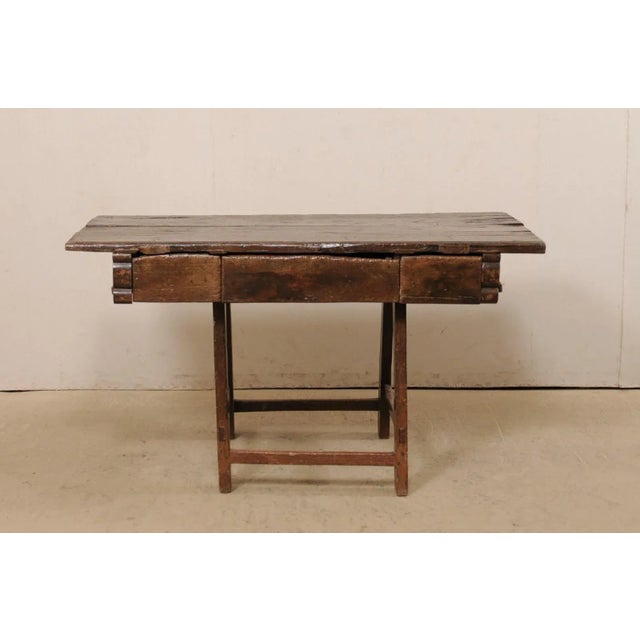18th Century Brazilian Peroba Wood Console Table For Sale In Atlanta - Image 6 of 12