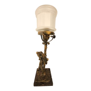 1910s ArtNouveau Style Sturm Night Lamp For Sale