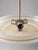 1940s Swedish Modern Pendant Light with Hand-Painted Glass, 1940s For Sale - Image 5 of 10
