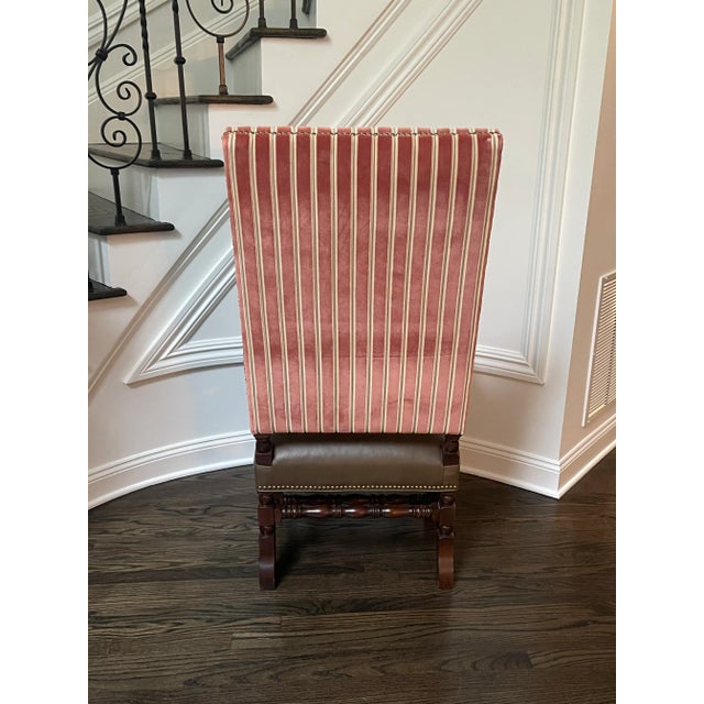 2010s Pair of Carved Walnut Jacobean Chairs - Set of 2 For Sale - Image 5 of 10
