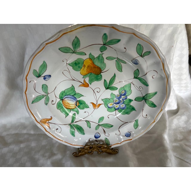 Cantagalli 1980s Italian Hand Crafted Art Pottery Bowl For Sale - Image 4 of 10