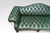Late 20th Century Late 20th Century Chesterfield Sofa and Love Seat Set in Hunter Green For Sale - Image 5 of 13