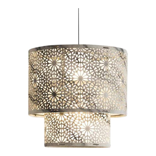 BuzziSpace Acoustical Felt Designer Chandelier - 2g11 Plain Carrara - *New in Box* For Sale