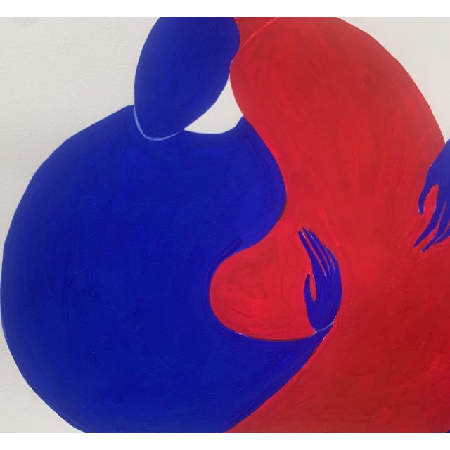 Waleria Matelska, In Embrace XX, 2024, Acrylic on Paper For Sale - Image 4 of 6