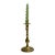 Vintage Monumental Solid Brass Baluster Candlestick For Sale