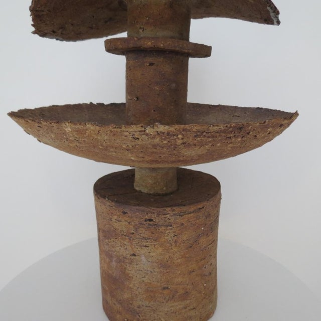 Large Japanese Pottery Sculpture from Joan Brown, 1970s For Sale - Image 4 of 11