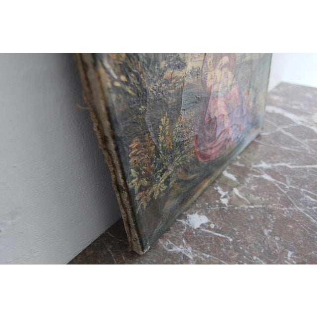 Anton Rausch, Madonna with Child, 1920s-1940s, Oil on Canvas For Sale - Image 14 of 18