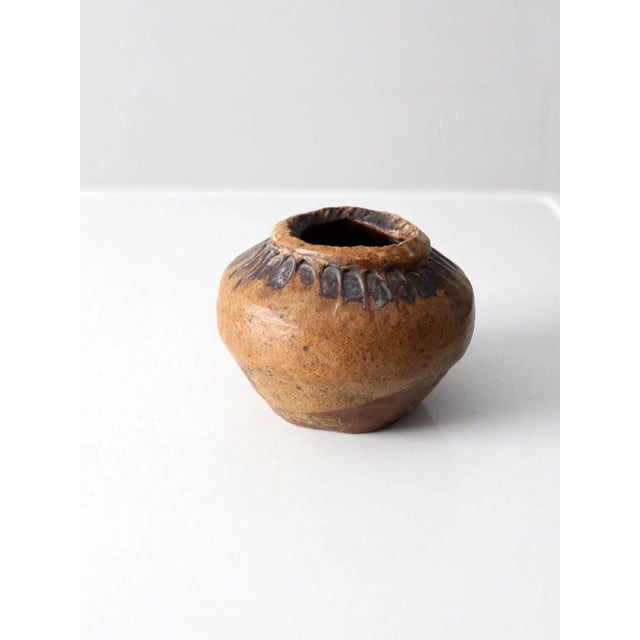 Mid 20th Century Vintage Studio Pottery Vase For Sale - Image 5 of 8
