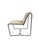 Italian chair with a cantilevered chromed steel tube frame and a recently reupholstered light beige velvet seat. Its...