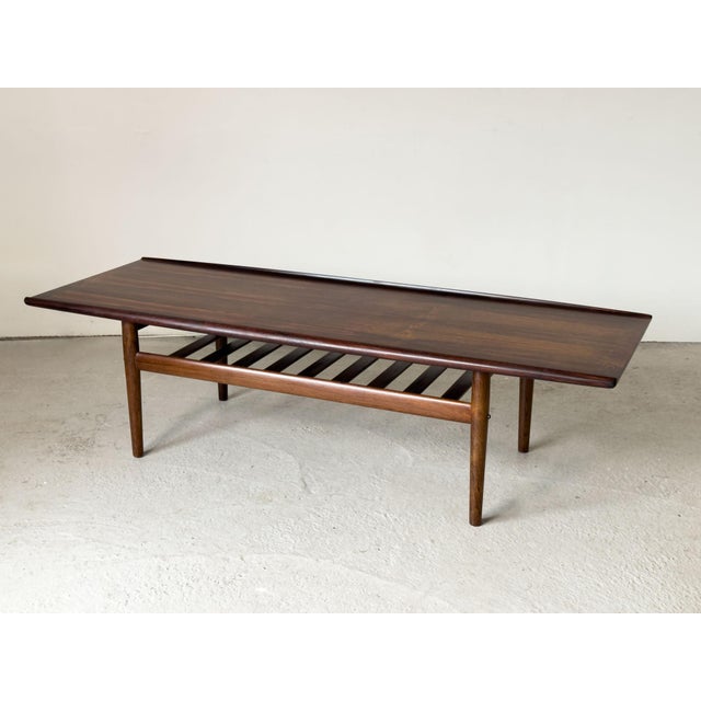 1960s Danish Rosewood Coffee Table attributed to Svend Aage Eriksen for Glostrup, 1960s For Sale - Image 5 of 18