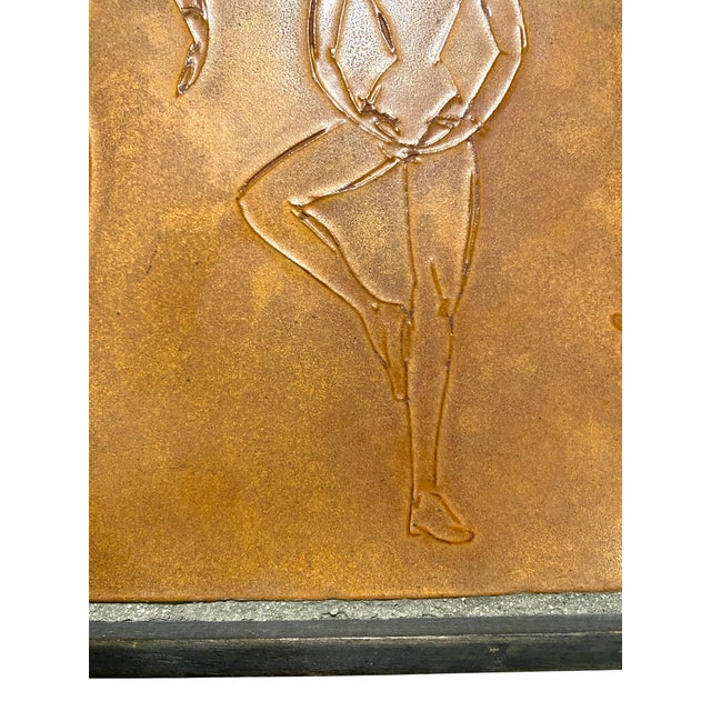 Ceramic Adele Chase Ceramic Tile Ballet Dancers Berkeley San Francisco Ballerinas Decor For Sale - Image 7 of 12