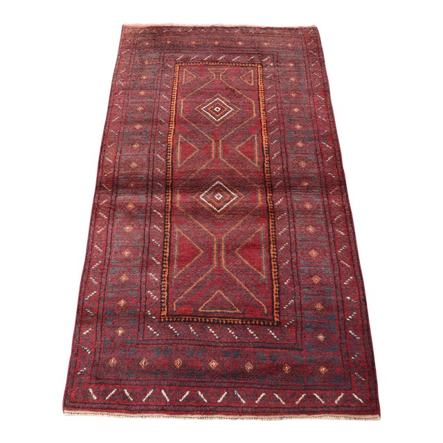 Belouch Maldari Hand Knotted Tribal Rug For Sale