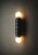 Navazi Medium Wall Lamp in Scorched Coal Ceramic and Glass by Svitanok For Sale - Image 10 of 18