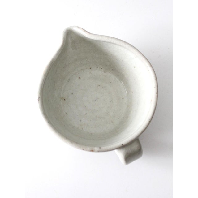 Ceramic Vintage Studio Pottery Batter Bowl For Sale - Image 7 of 12