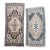 Hand Knotted Oriental Turkish Small Area Rugs - a Pair For Sale